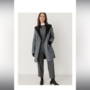 Heather Lynn cashmere reversible jacket